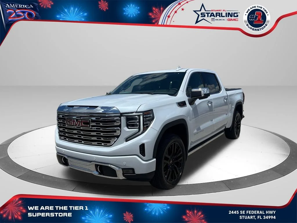 New 2026 Glacier White Tricoat GMC Denali image 1