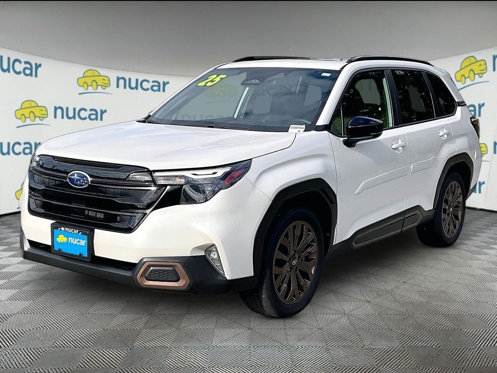 Used 2025 Crystal White Pearl Subaru Sport image 3