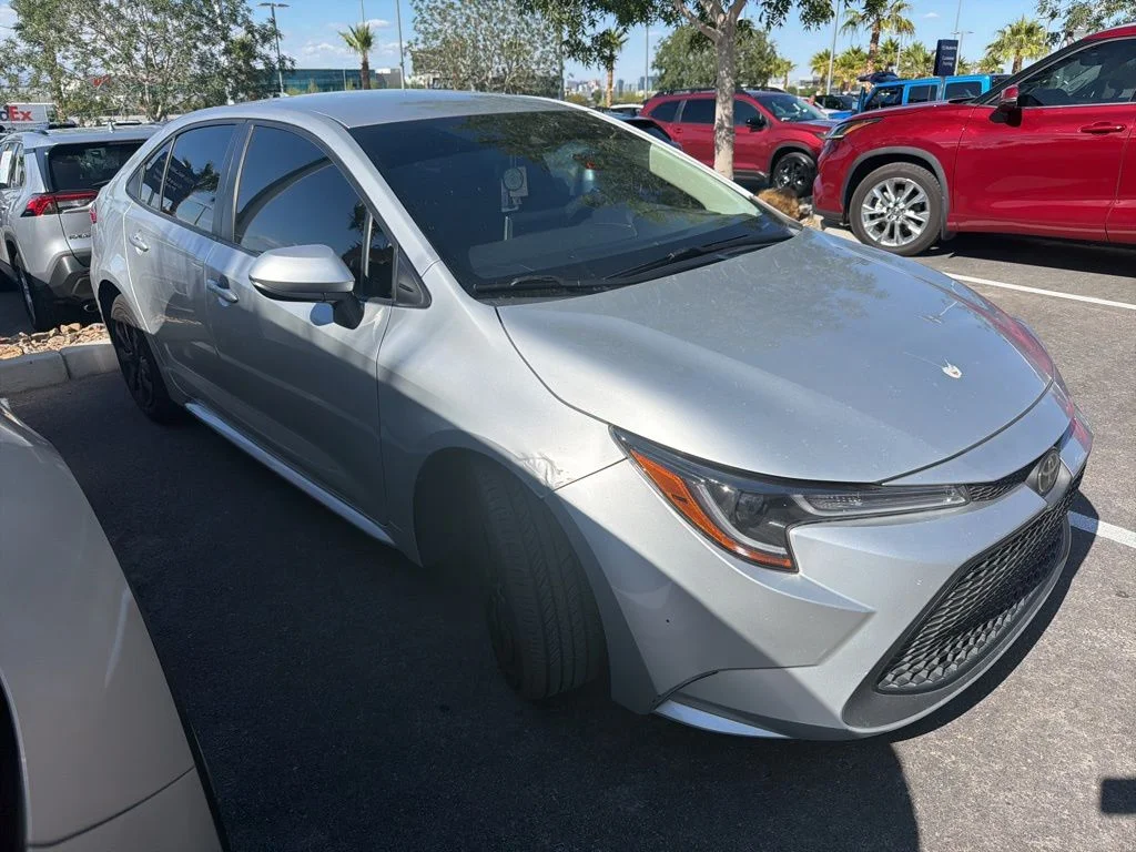 Used 2021 Silver Toyota LE image 32
