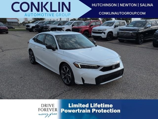 New 2026 Platinum White Pearl Honda 2WD Sport Touring Hybrid image 1