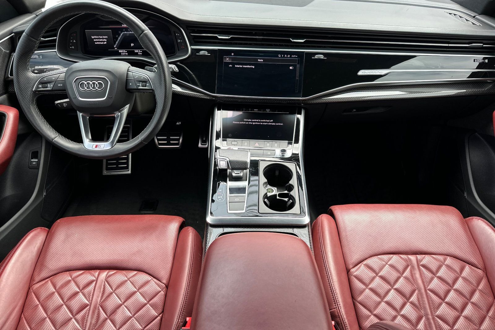 Used 2021 White Audi 4.0T Premium Plus image 14