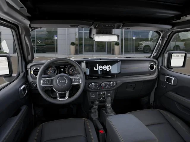New 2026 Bright White Clear-Coat Exterior Paint Jeep Sahara image 40