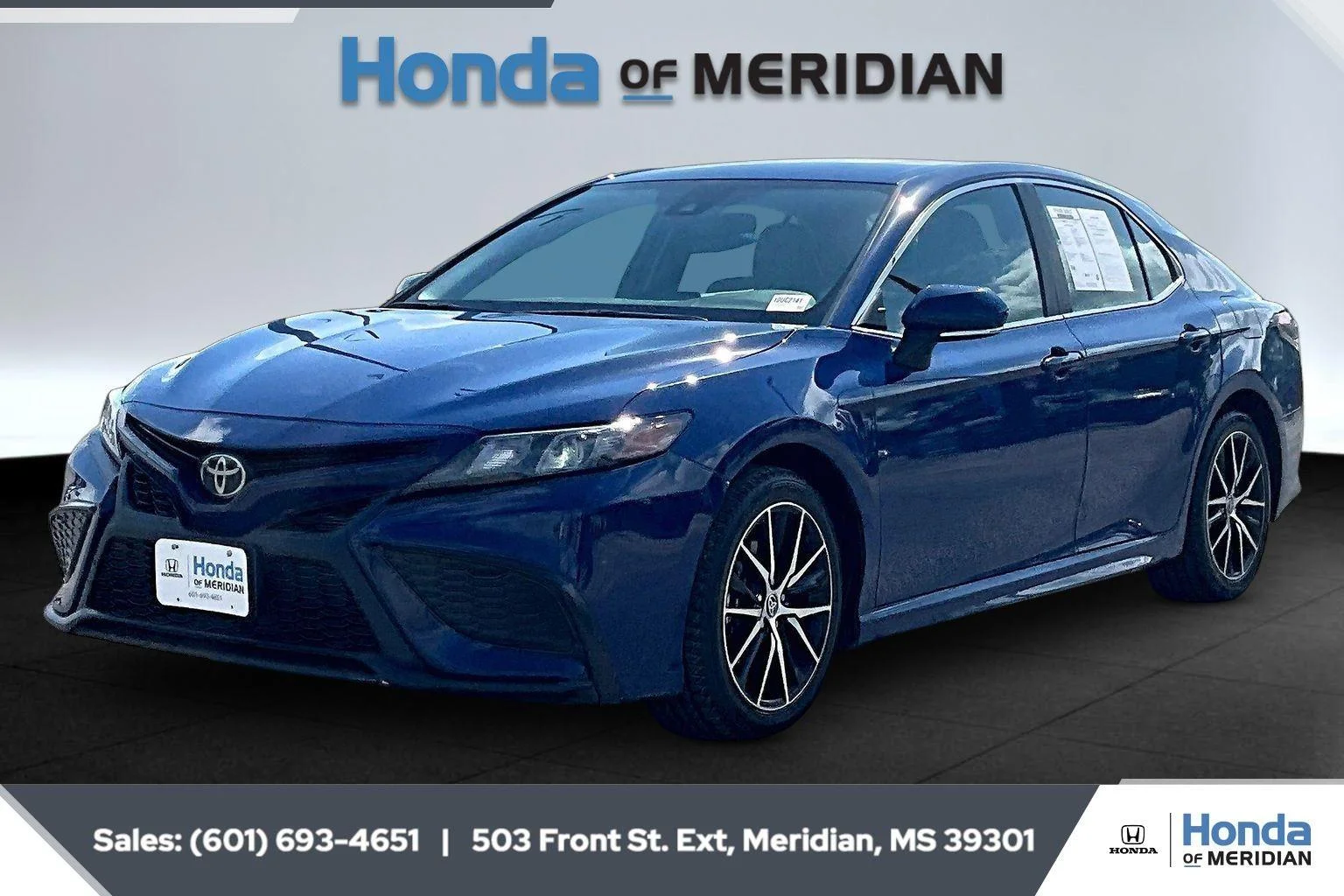 Used 2024 Reservoir Blue Toyota SE image 10