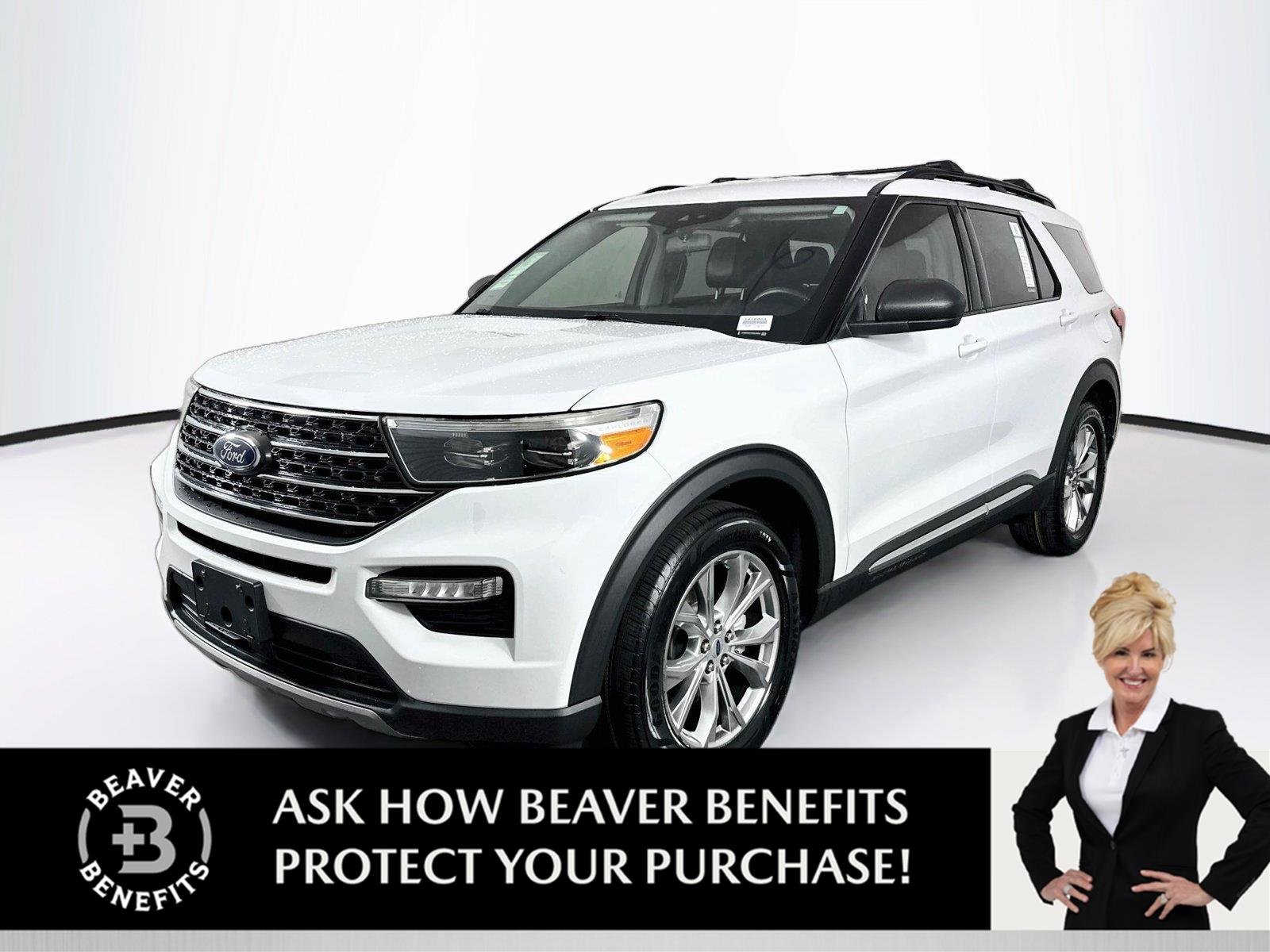Used 2021 Oxford White Ford XLT image 1