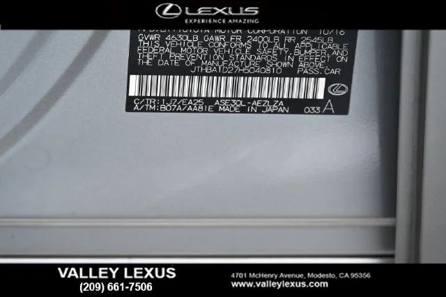 Used 2017 Silver Lexus 200t image 24