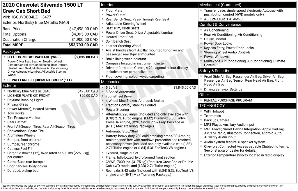 Used 2020 Blue Chevrolet LT image 32