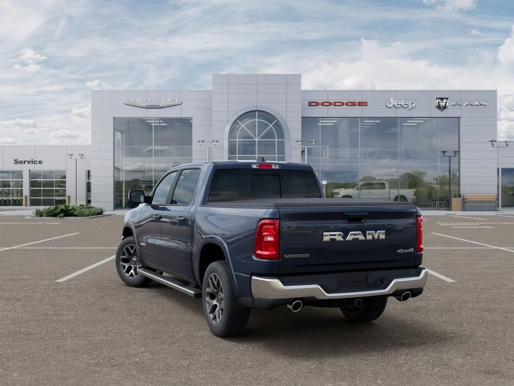 New 2026 Forged Blue Metallic Exterior Paint RAM Laramie image 3