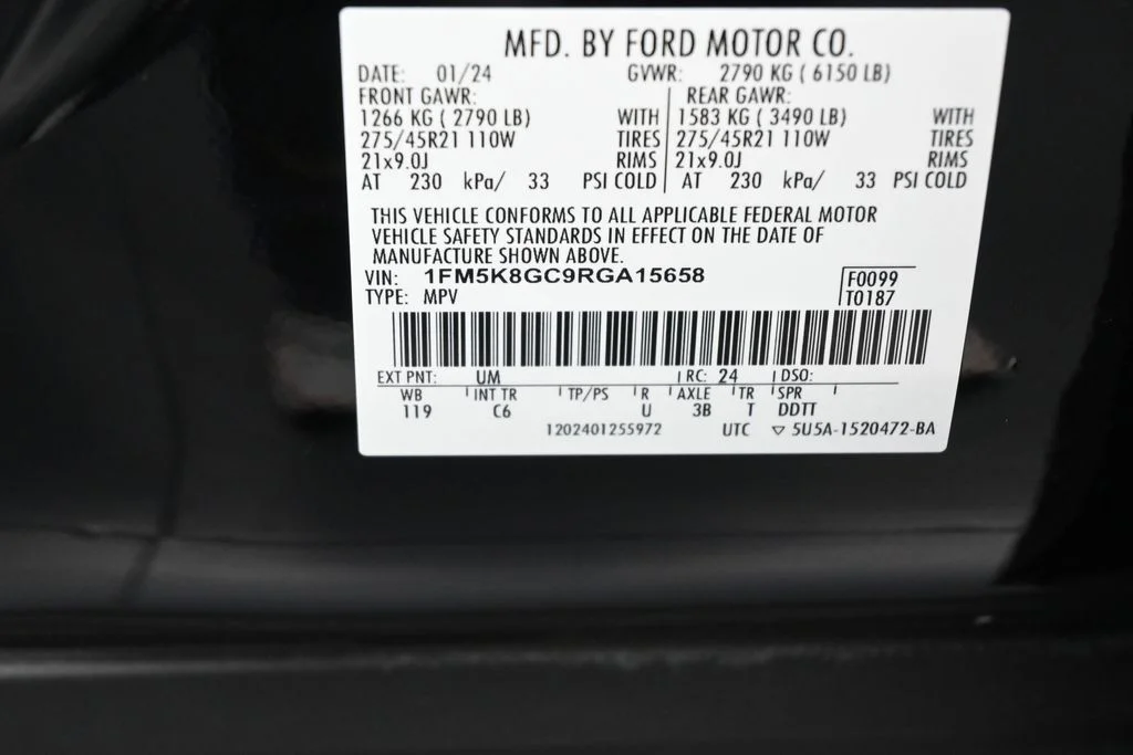 Used 2024 Black Metallic Ford ST image 16