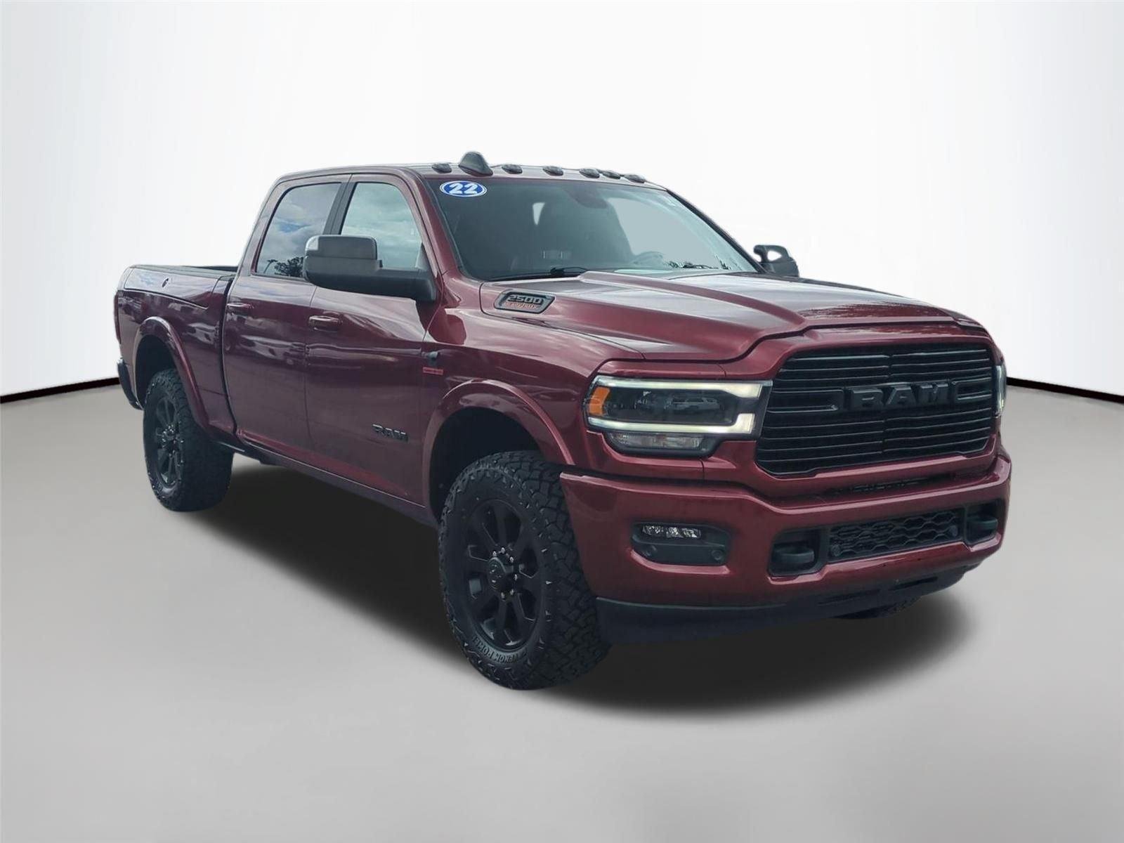 Used 2022 Delmonico Red Pearlcoat Ram Laramie image 7