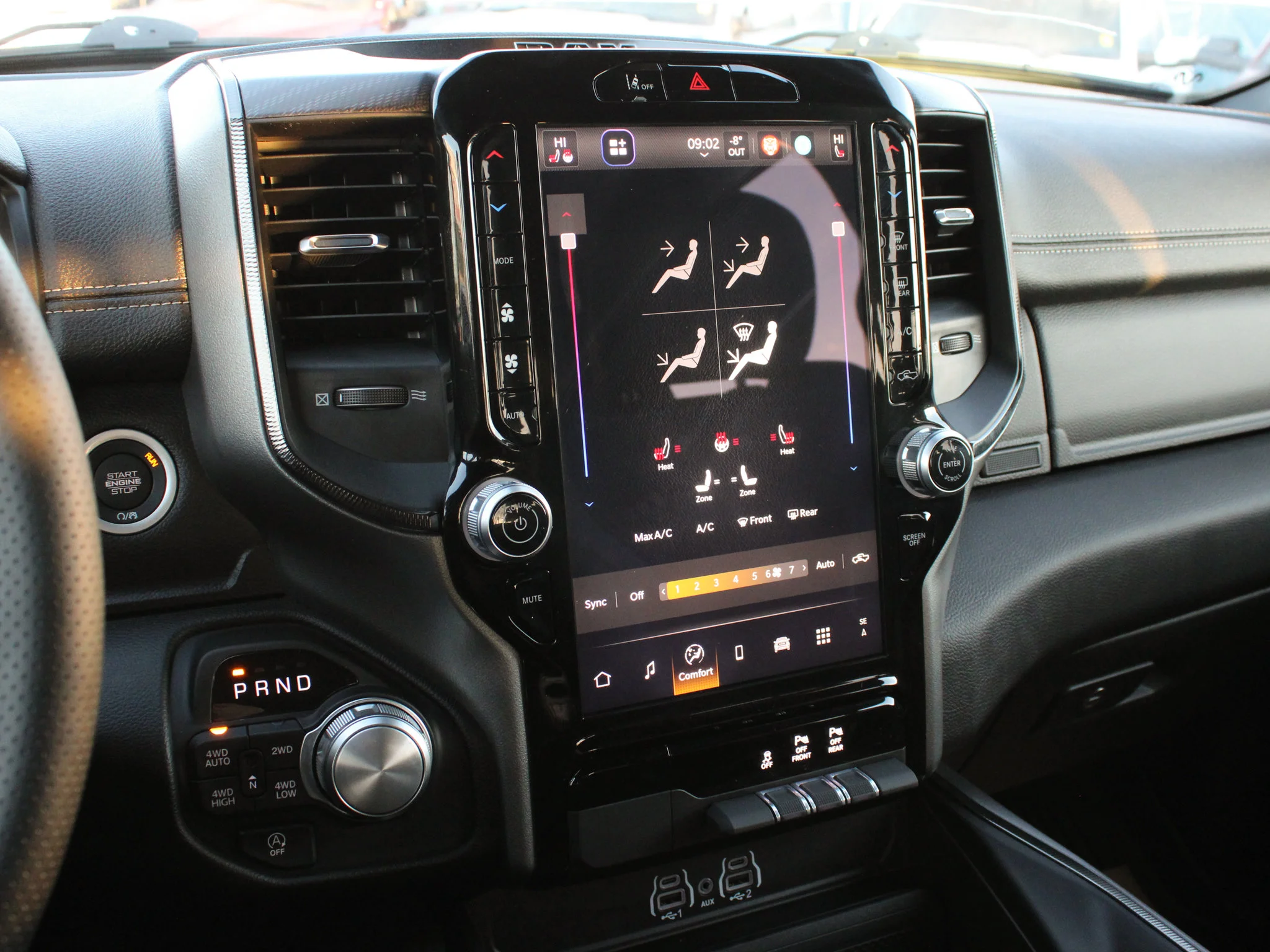Certified Used 2025 Black RAM Sport * No Accidents | Heated Seats | 360 View Camera | Navigation | One Owner | Twin-Turbo | Alpine image 23