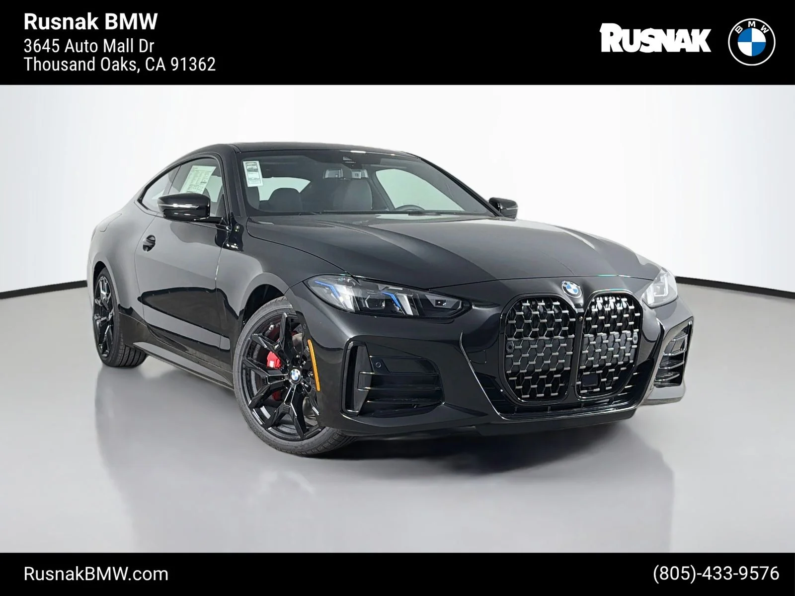 New 2027 Black Sapphire Metallic BMW 430i image 1