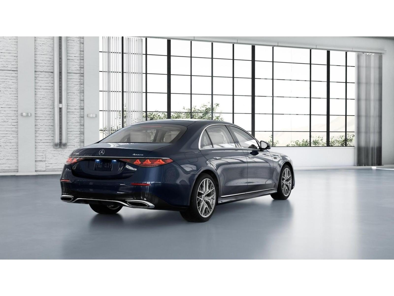 New 2027 Nautical Blue Metallic Mercedes-Benz S 580 4D Sedan 4MATIC® image 23