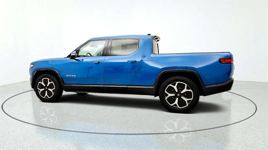 Used 2024 Rivian Blue Rivian Adventure Dual-Motor Large Pack w/ Ocean Coast Vegan Leather image 8