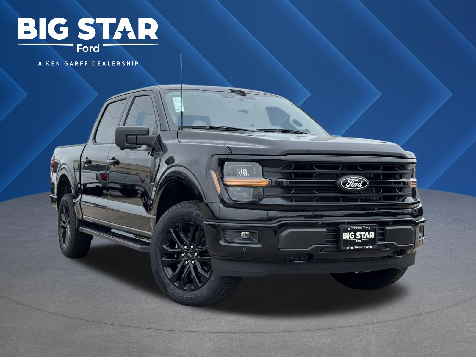New 2026 Black Metallic Ford XLT image 1