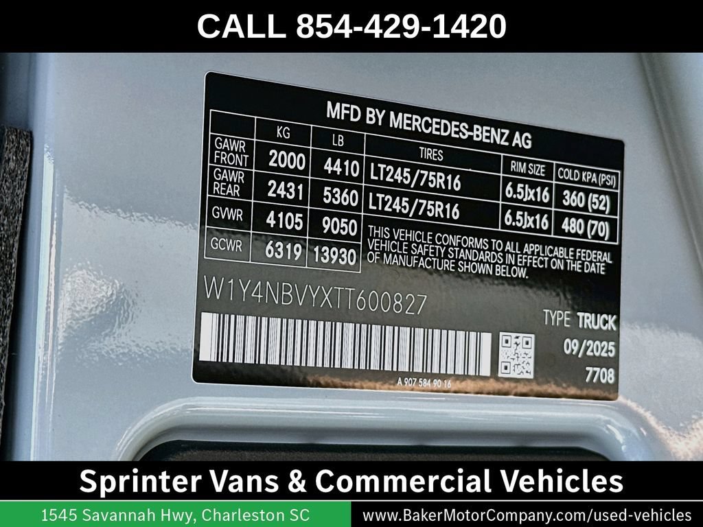 New 2026 Silver+Gray Mercedes-Benz Cargo 144 WB image 65