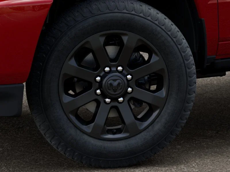 New 2026 Flame Red Clear-Coat Exterior Paint RAM Laramie image 9