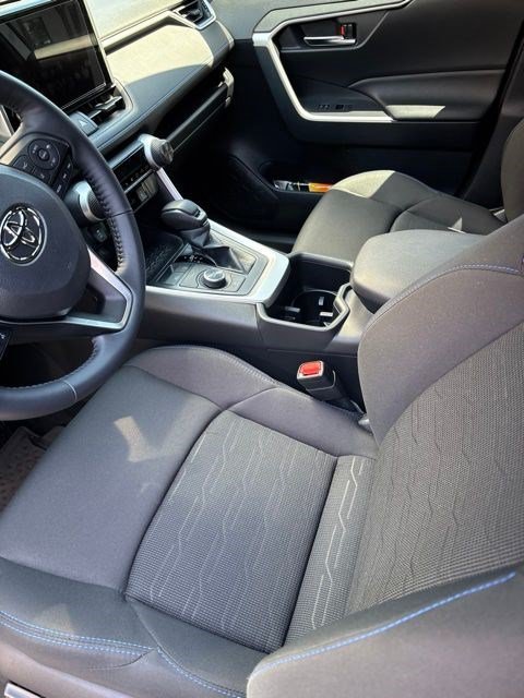 Used 2025 Silver Sky Metallic Toyota Hybrid SE image 7