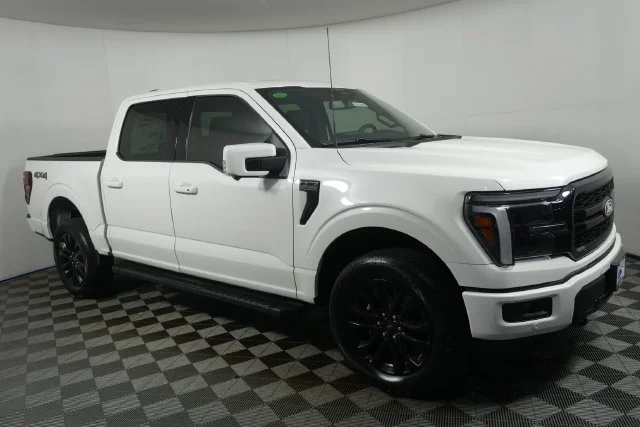 New 2026 Star White Metallic Tri-Coat Ford Lariat® image 1