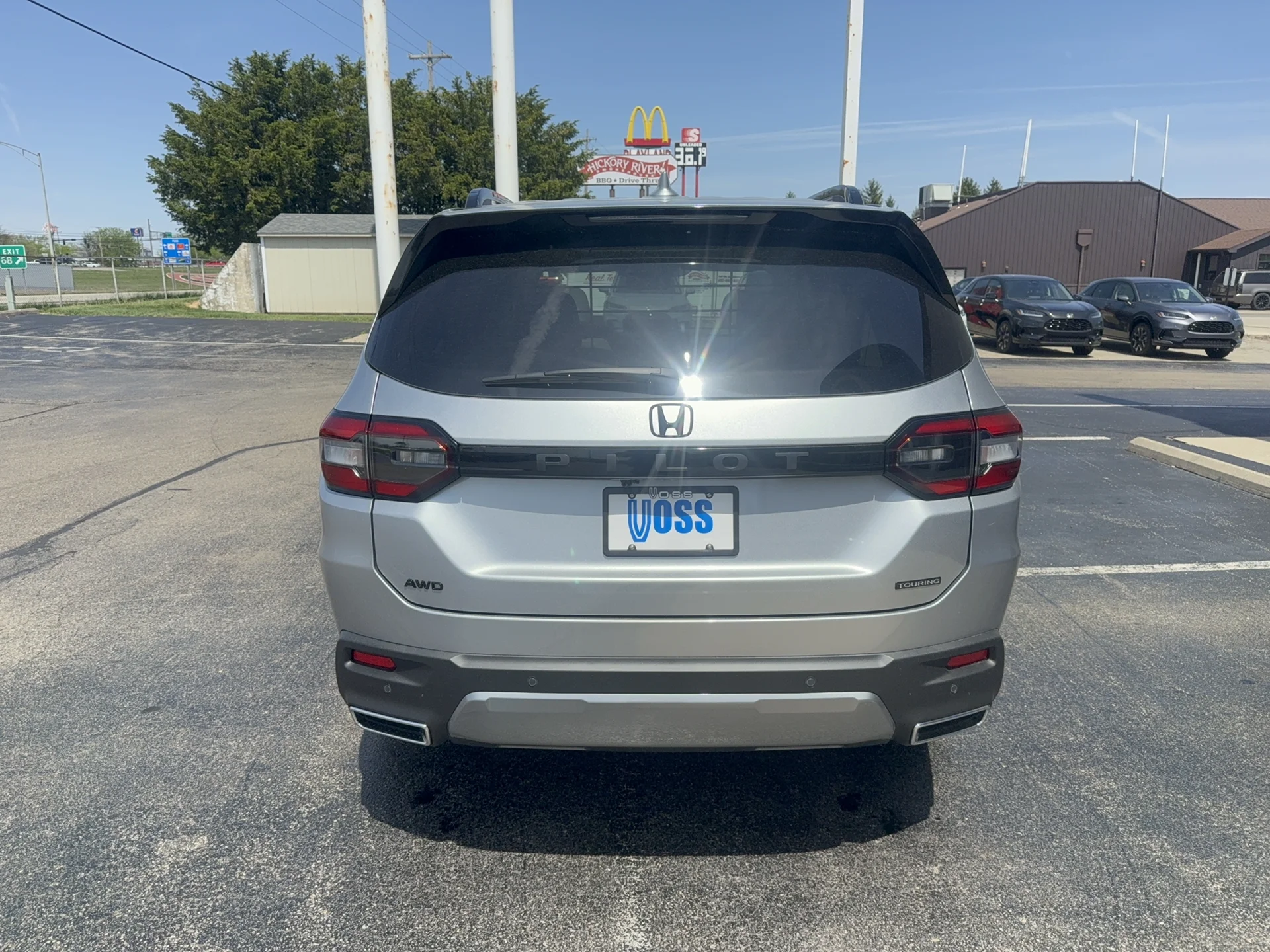 New 2026 Solar Silver Metallic Honda Touring Blackout image 6