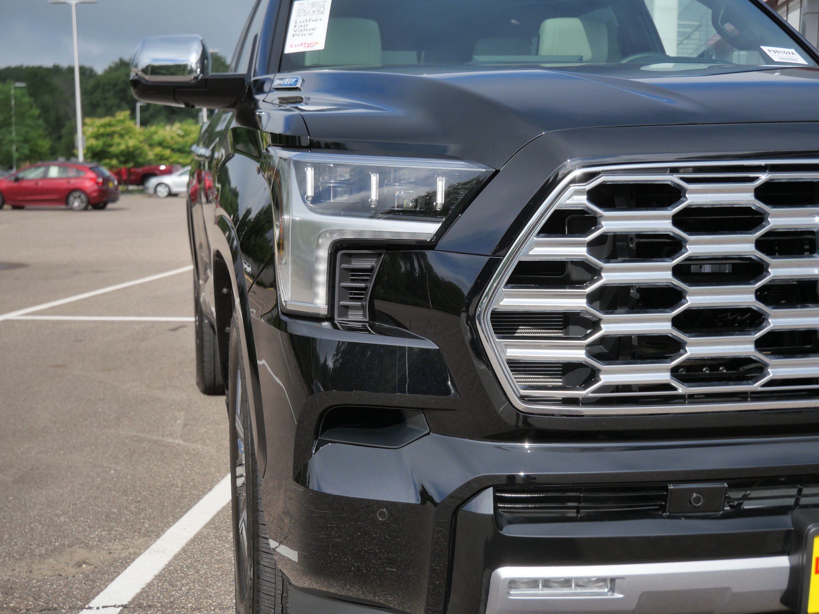 Certified Used 2025 Midnight Black Metallic Toyota Capstone image 17