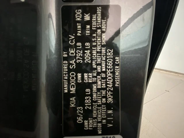 Used 2023 Gray Kia LXS image 26