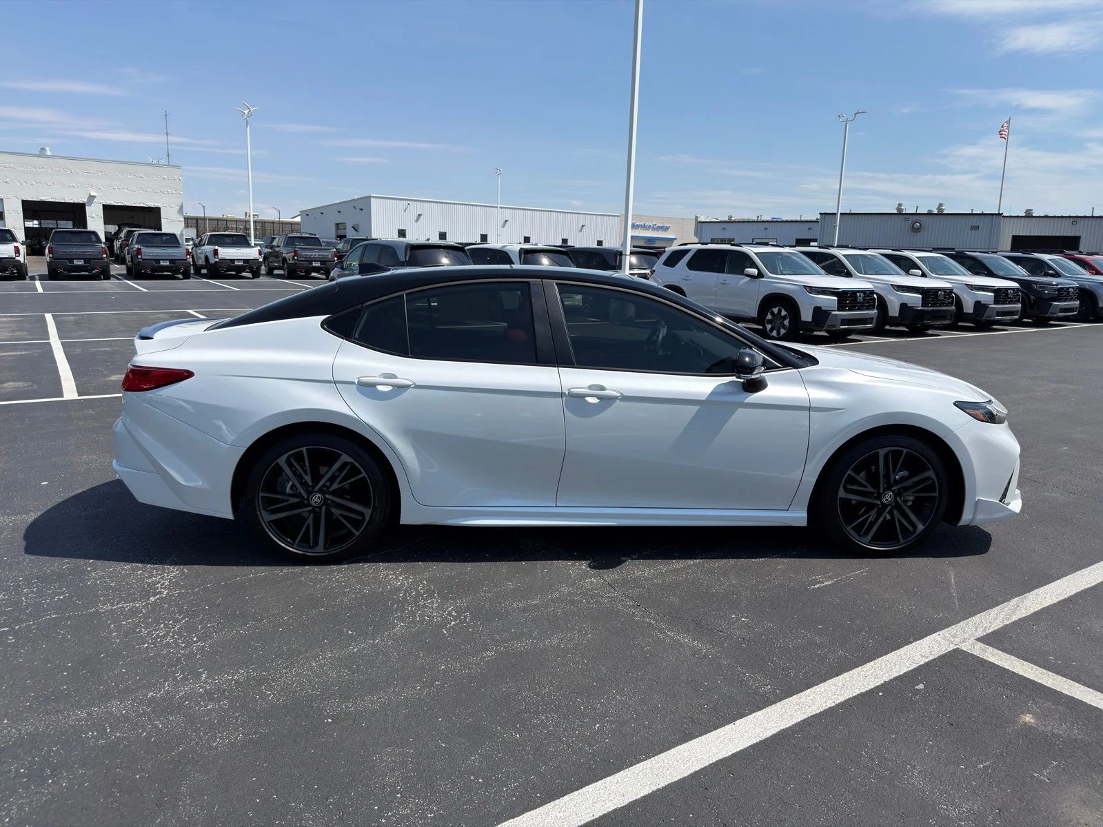 Used 2026 Midnight Black Metallic Toyota XSE image 7