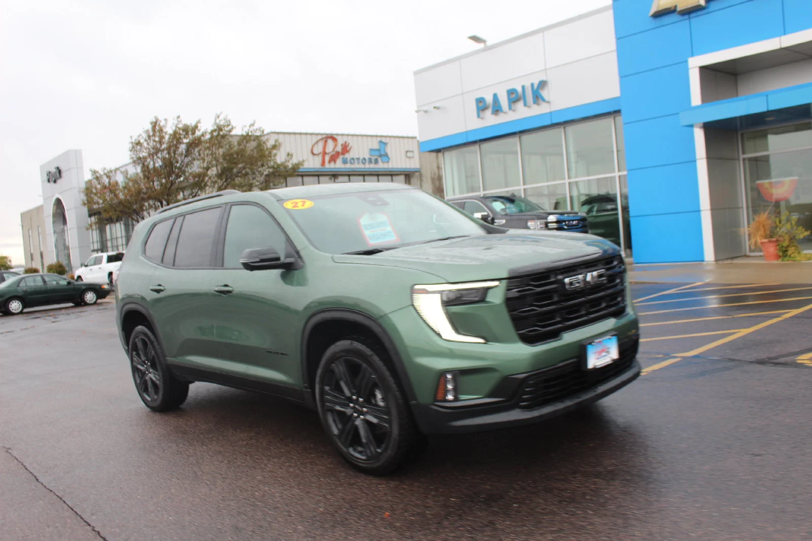 New 2027 Trailstone Green Metallic GMC Elevation image 7