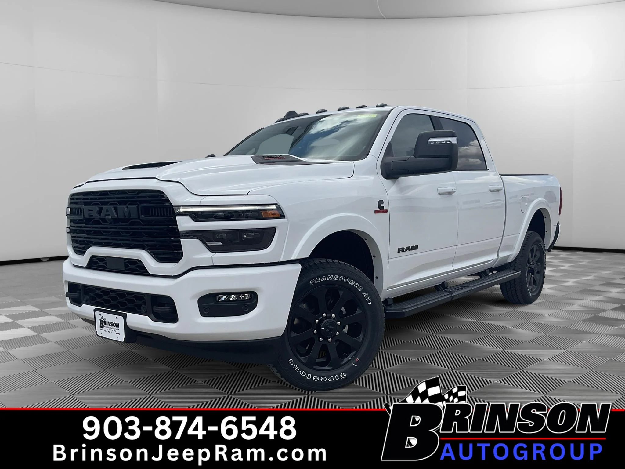 New 2027 Bright White Clearcoat Ram Laramie image 1