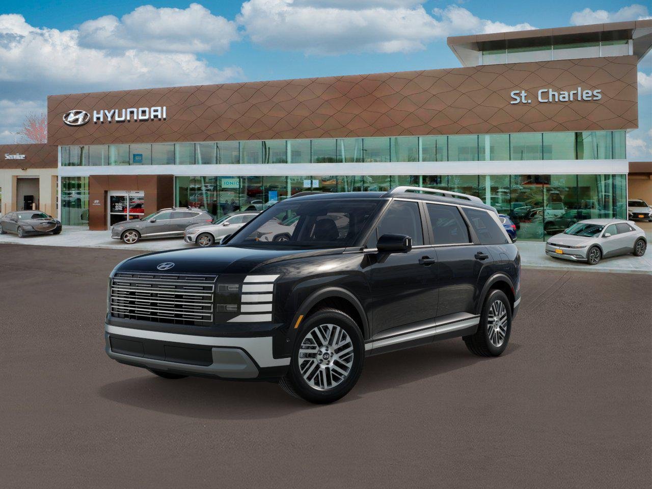 New 2027 Abyss Black Pearl Hyundai SEL Premium AWD image 1