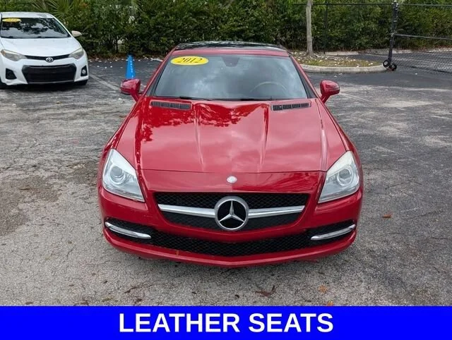 Used 2012 Mercedes-Benz SLK-Class SLK350 with VIN WDDPK5HA1CF033261 for sale in Fort Lauderdale, FL