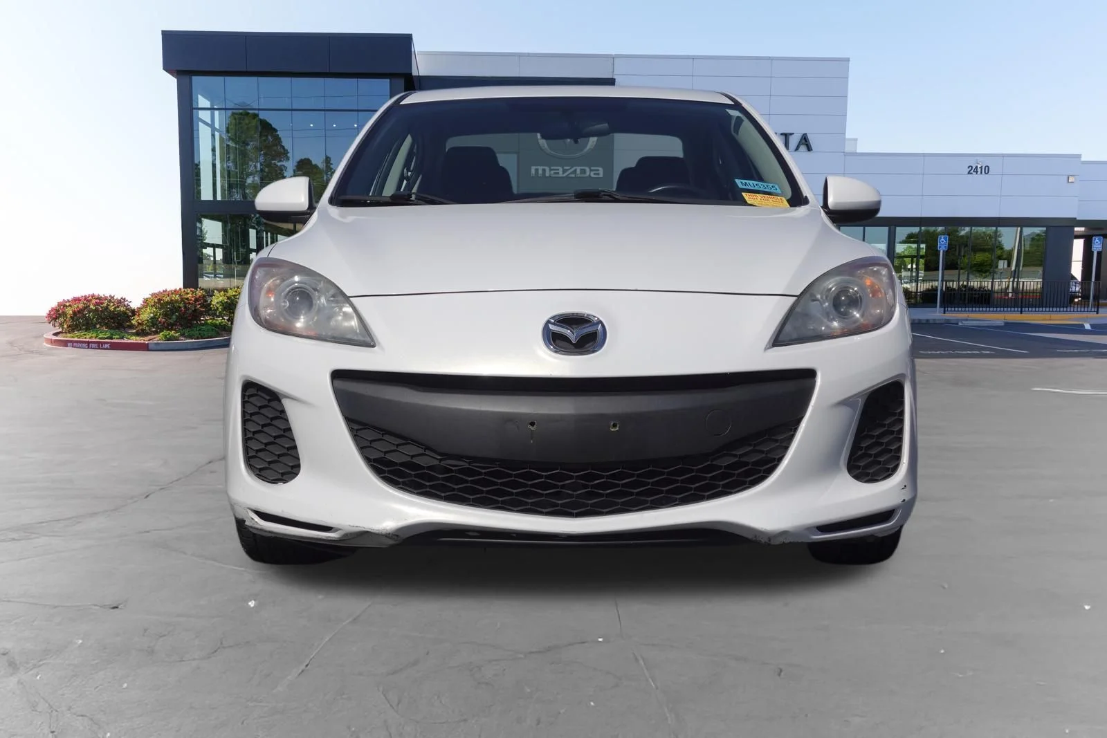Used 2013 Crystal White Pearl Mica Mazda i SV image 8
