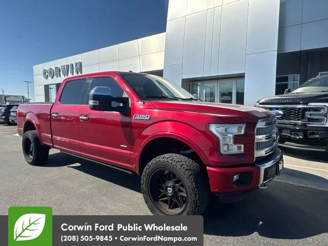 Used 2015 Red Ford Platinum image 1