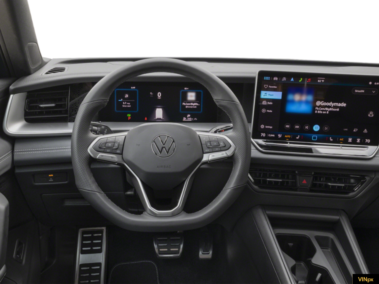New 2026 White/off-white Volkswagen 2.0T SE R-Line Black image 8
