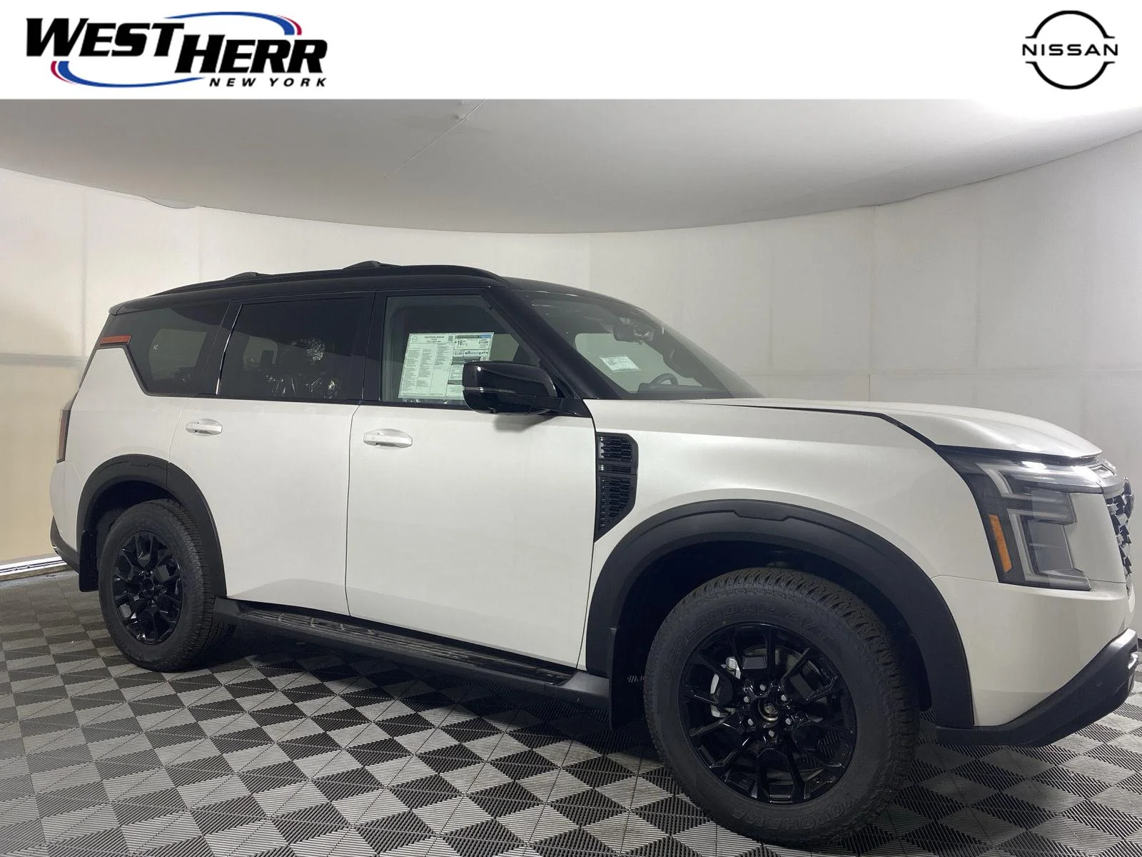 New 2026 Aspen White TriCoat / Super Black Two-tone Nissan PRO-4X® image 1