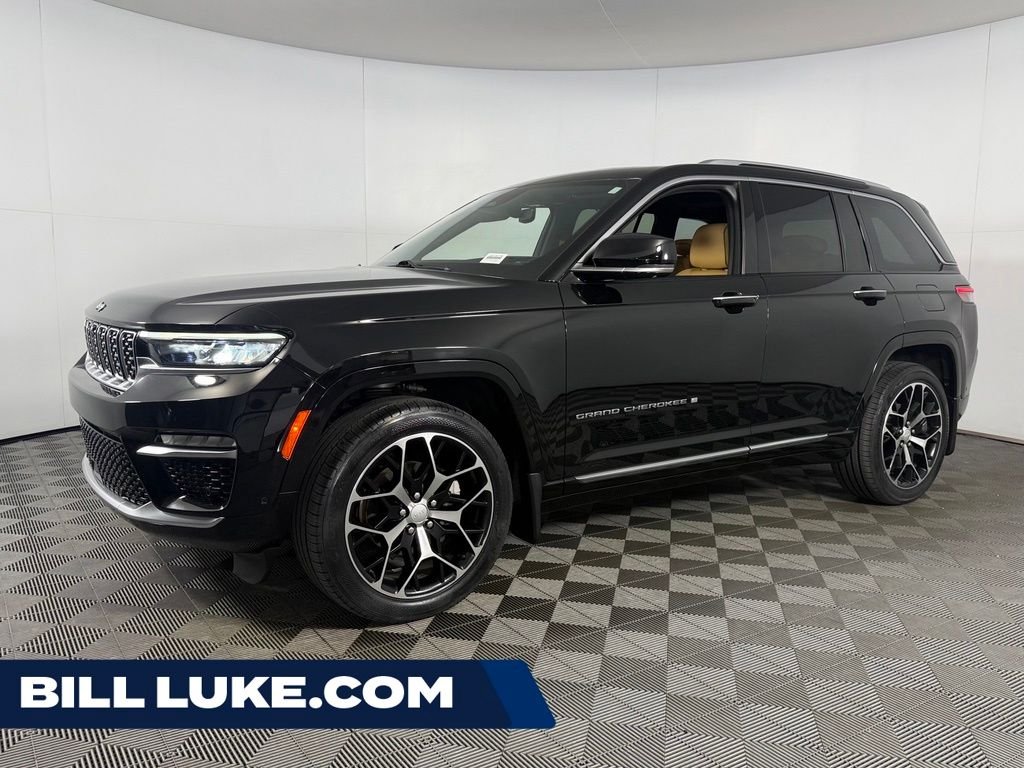 Certified Used 2022 Black Jeep Summit Reserve image 1