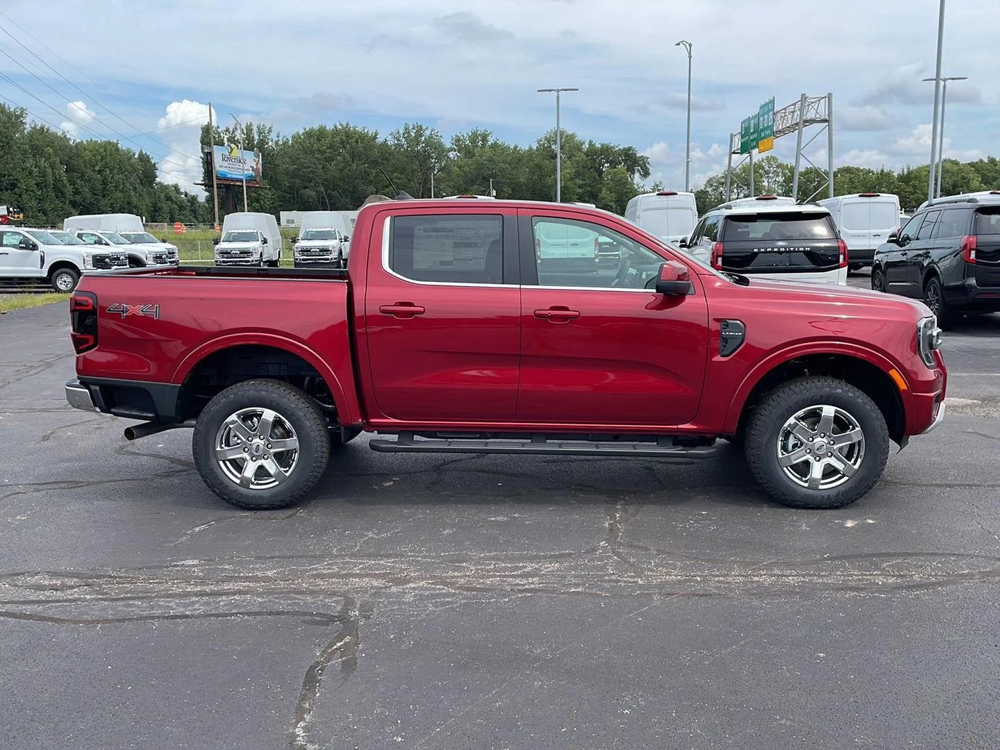 New 2026 Ruby Red Metallic Tinted Clearcoat Ford LARIAT image 6