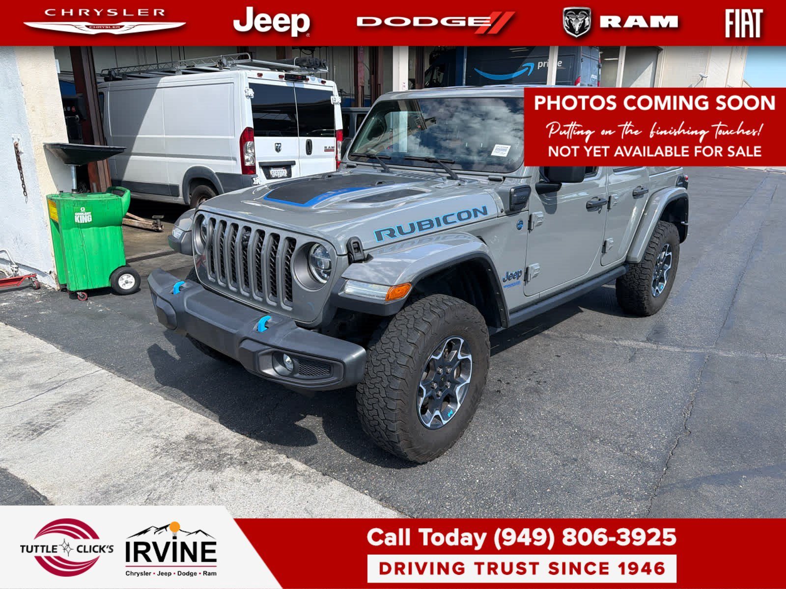 Used 2022 Sting-Gray Clearcoat Jeep Unlimited Rubicon image 2