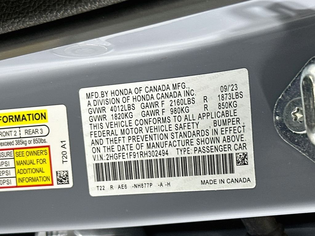 Used 2024 Morning Mist Metallic Honda Touring image 34