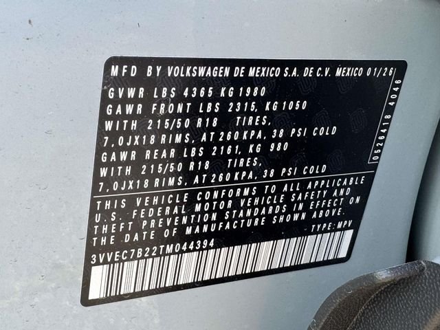 New 2026 Gray Volkswagen 1.5T SE image 30