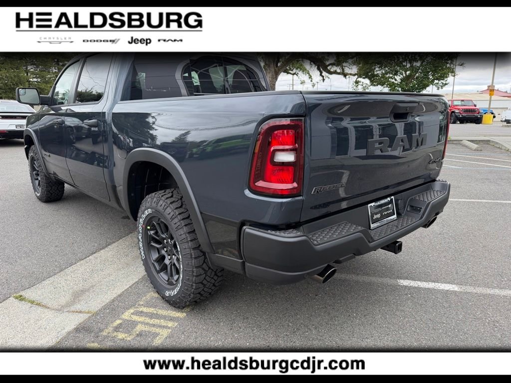 New 2026 Forged Blue Metallic Exterior Paint RAM Rebel image 3