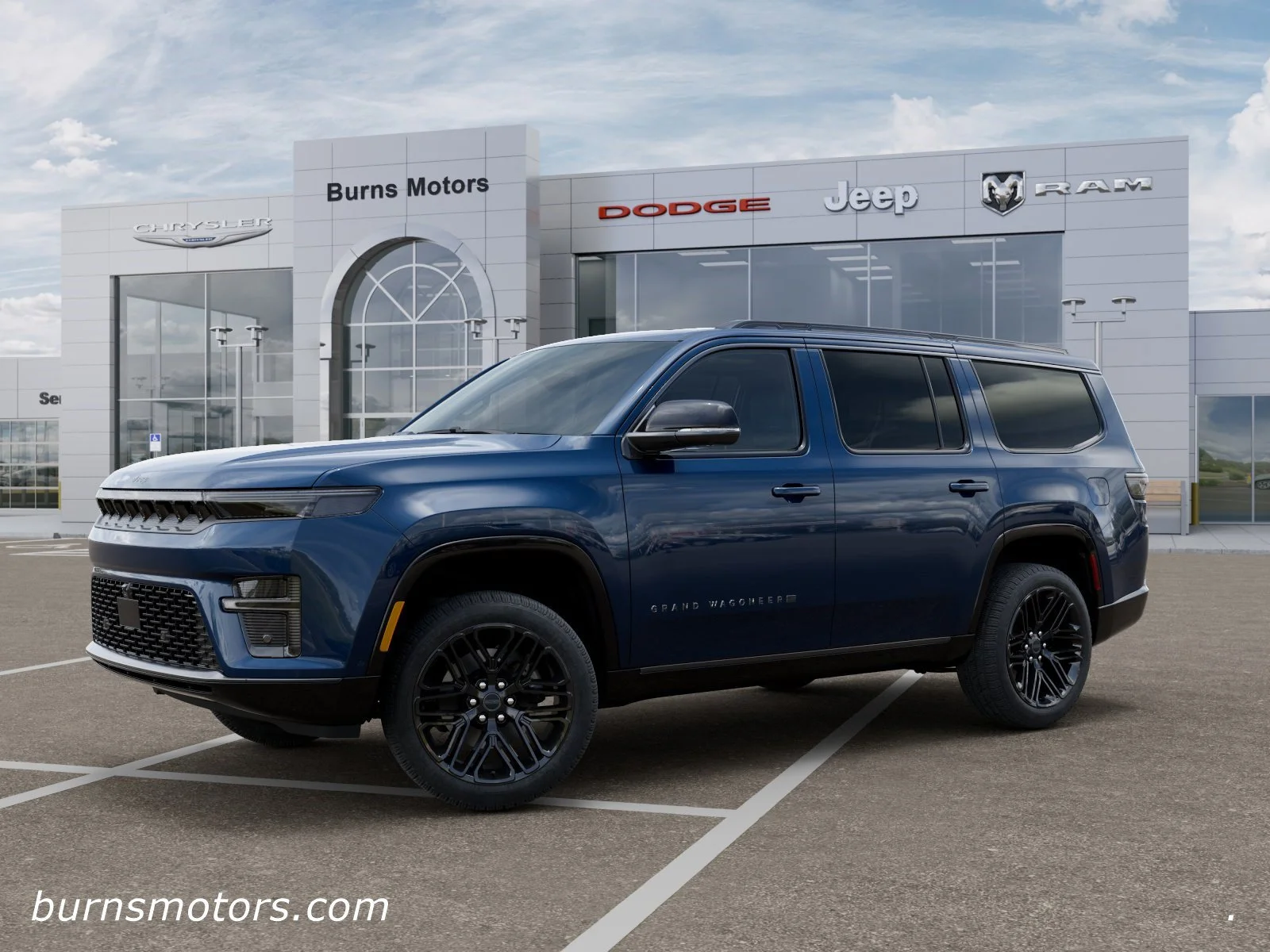 New 2026 Fathom Blue Pearl-Coat Exterior Paint (Late Availability) Jeep Limited Reserve Black image 2