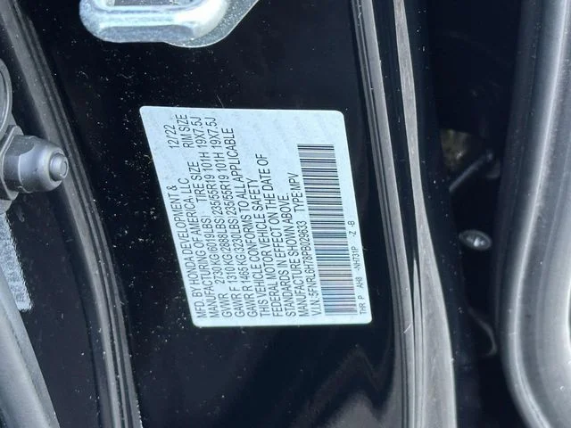 Certified Used 2023 Crystal Black Pearl Honda Sport image 20