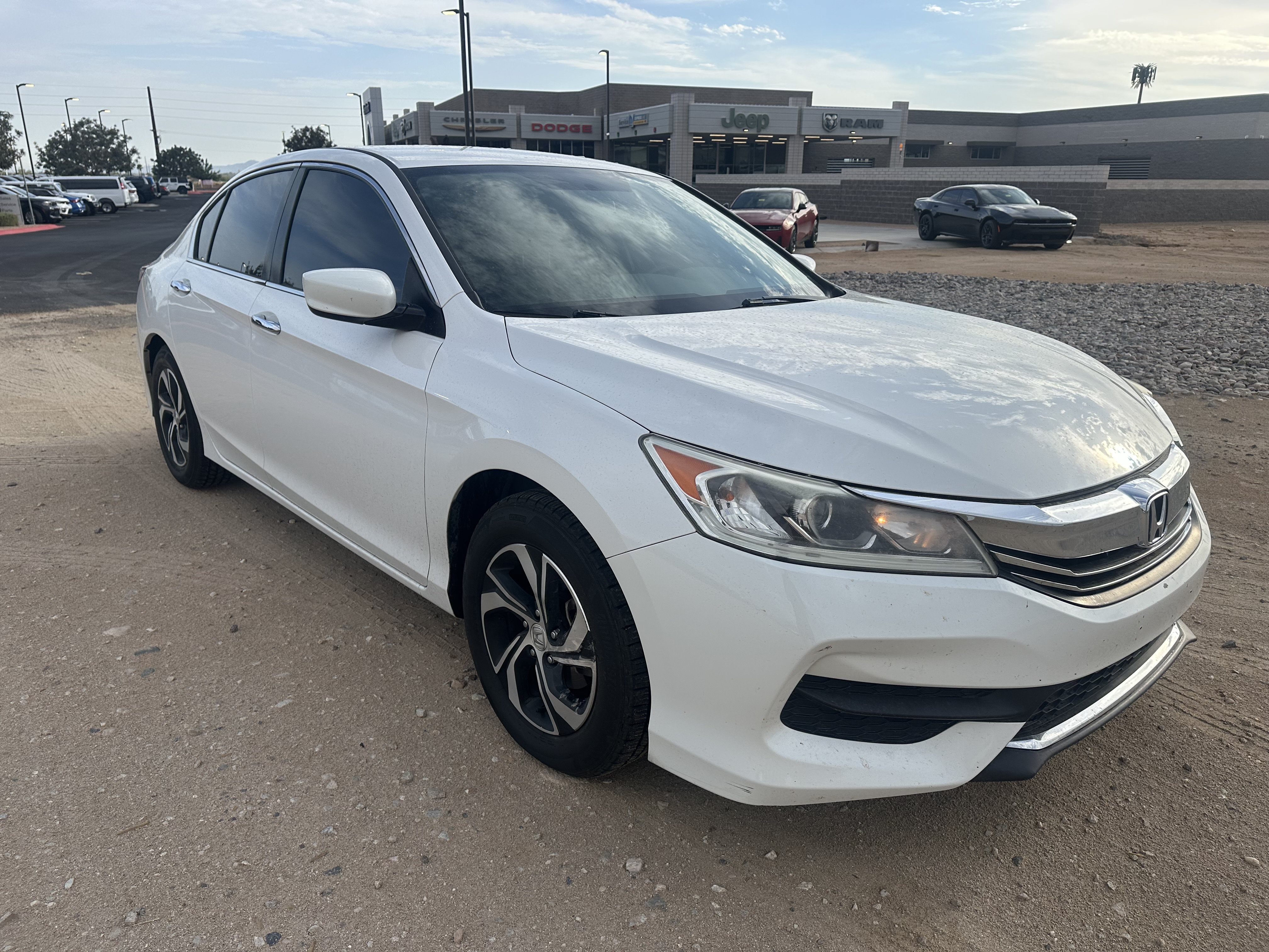 Used 2017 Crystal Black Pearl Honda LX image 7