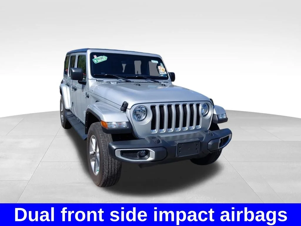 Used 2022 Silver Jeep Unlimited Sahara image 4