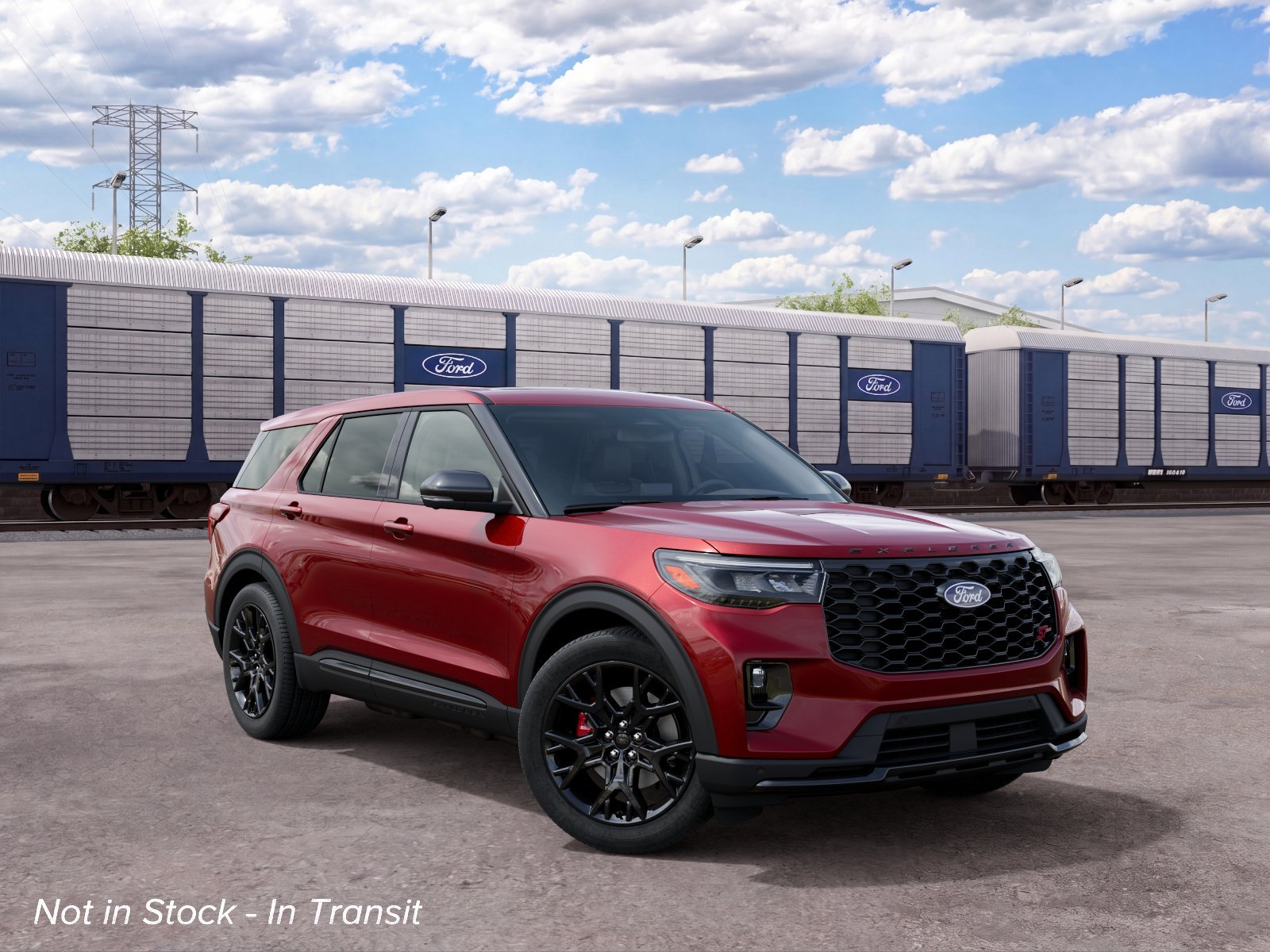 New 2027 Ruby Red Metallic Tinted Clearcoat Ford ST image 1