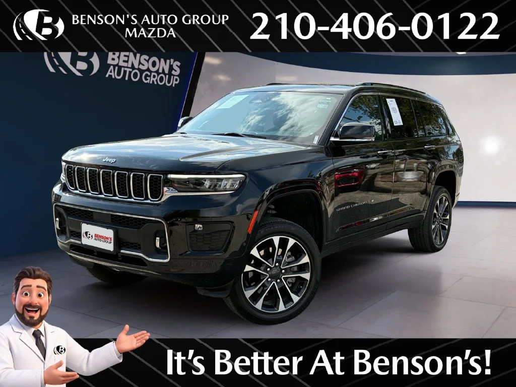 Used 2023 Black Jeep Overland image 1