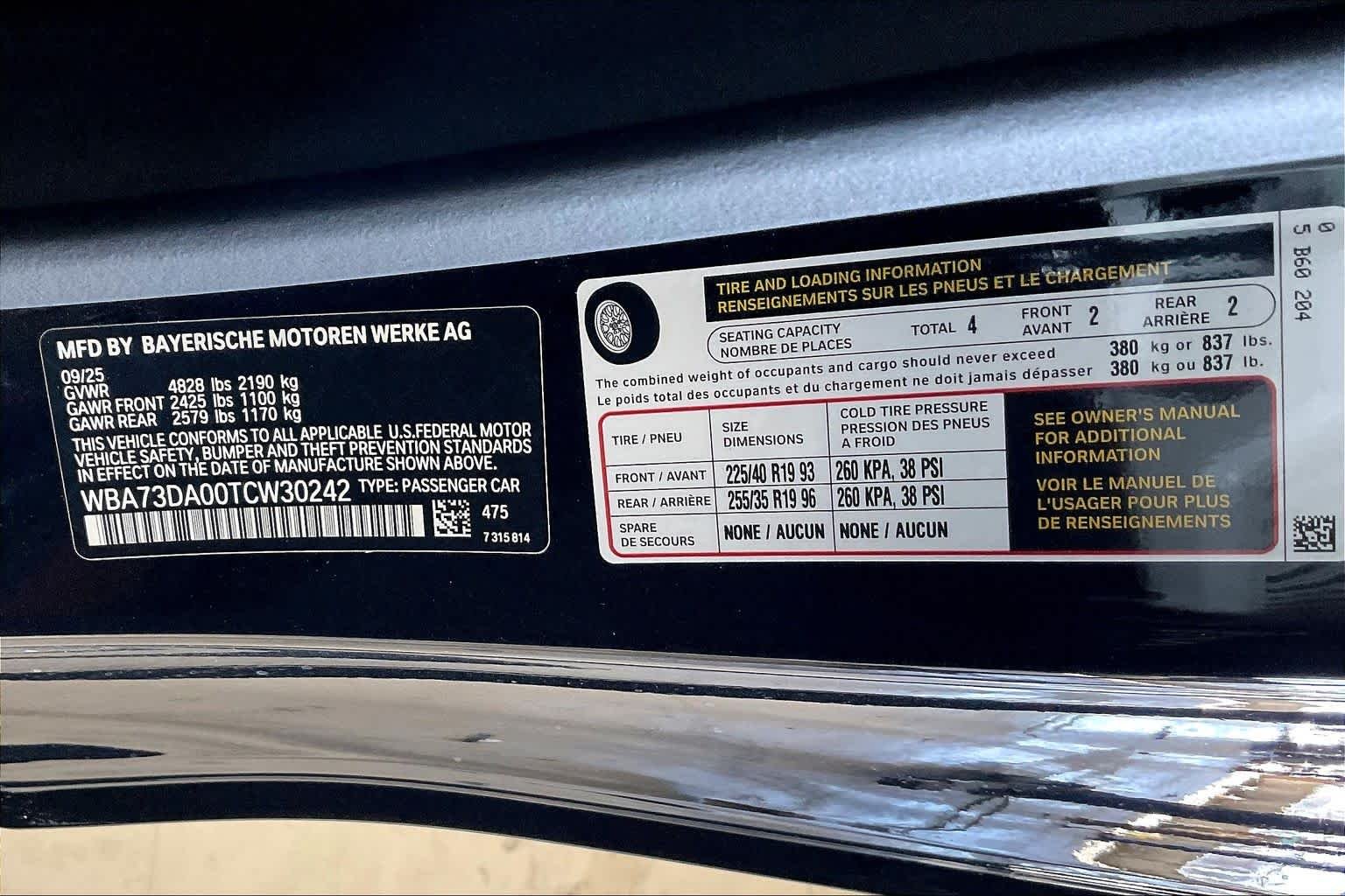 New 2026 Black Sapphire Metallic BMW M440i image 18