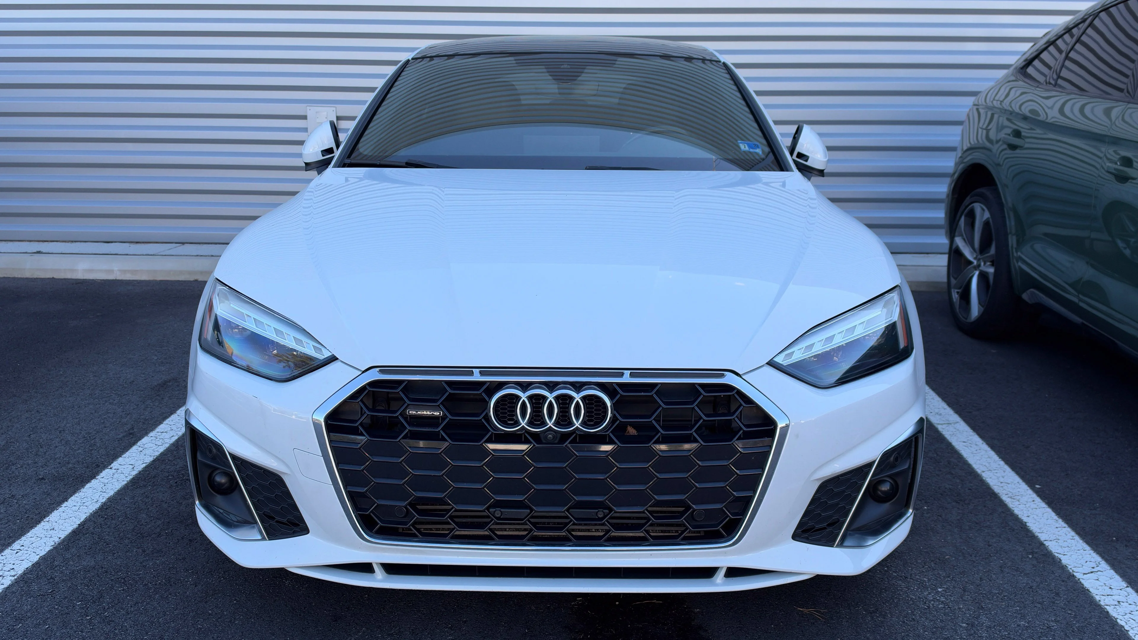 Used 2021 Glacier White Audi 45 S line Premium Plus image 12