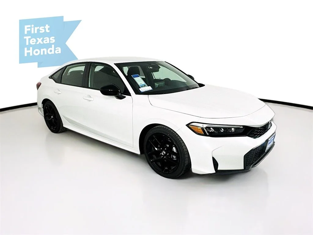 New 2026 Platinum White Pearl Honda Sport image 1