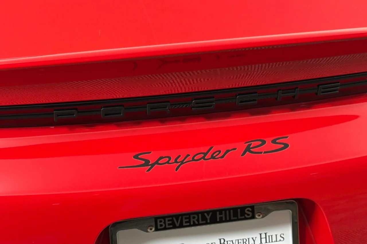 Used 2025 Guards Red Porsche RS image 24